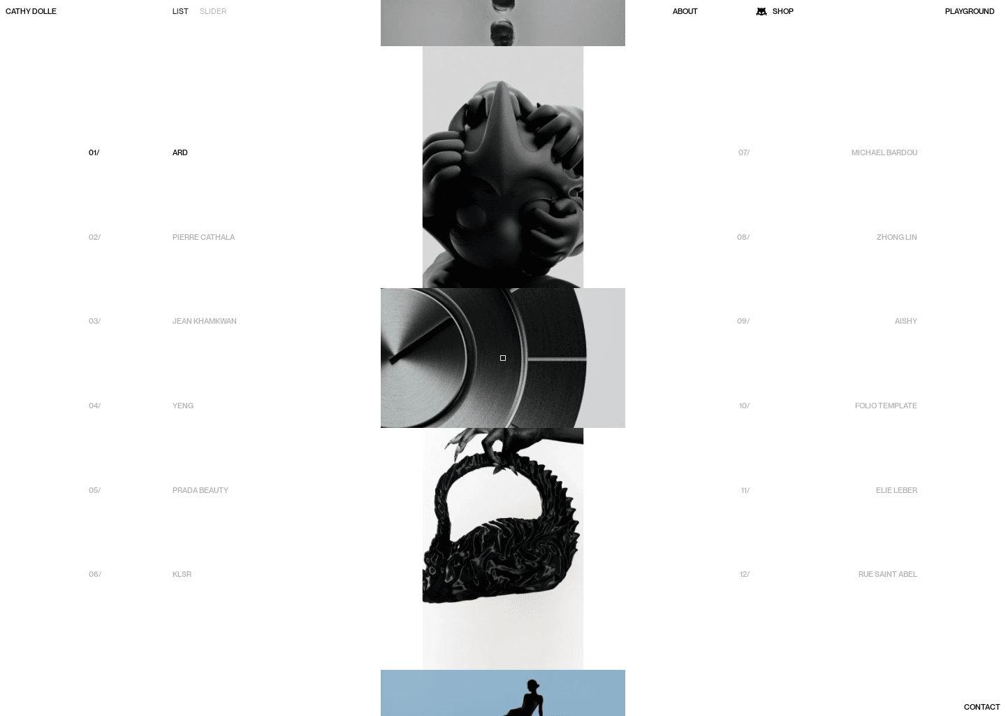 Cathy DOLLE — website design on Landdding