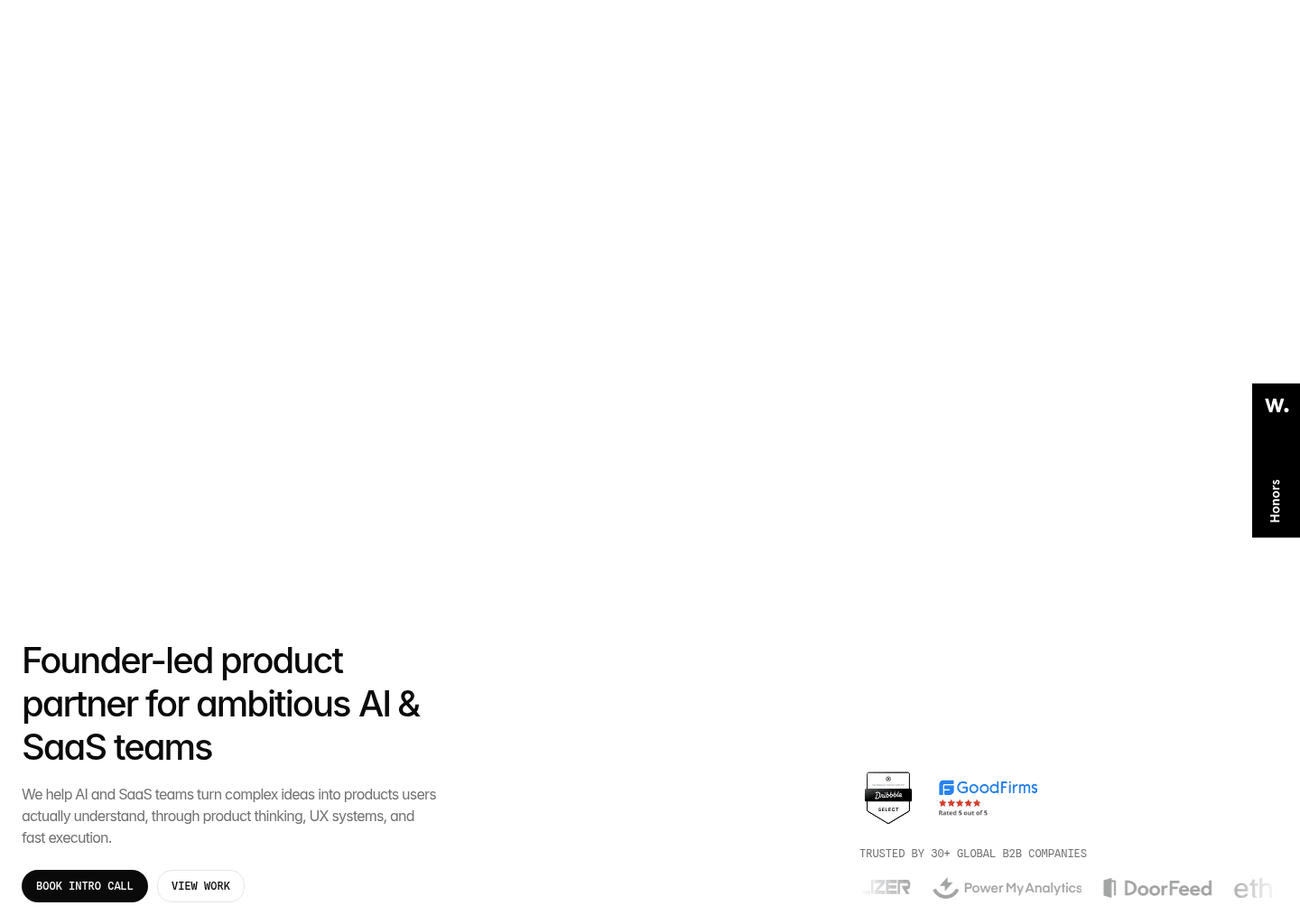 Exalt Studio on Landbook - get inspired by portfolio design and more — website design on Landdding